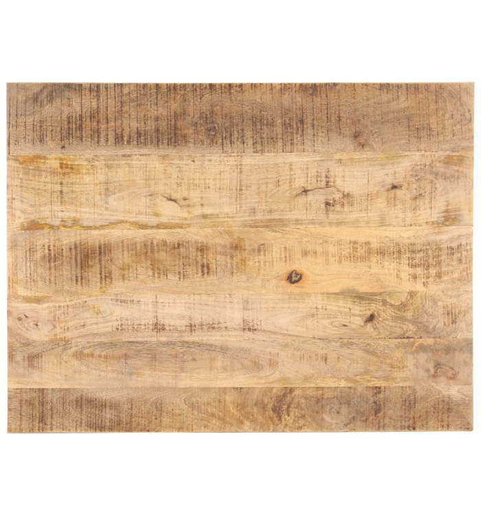 Dessus de table Bois de manguier solide 25-27 mm 90x70 cm | Mobilier & Déco