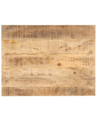 Dessus de table Bois de manguier solide 25-27 mm 90x70 cm | Mobilier & Déco