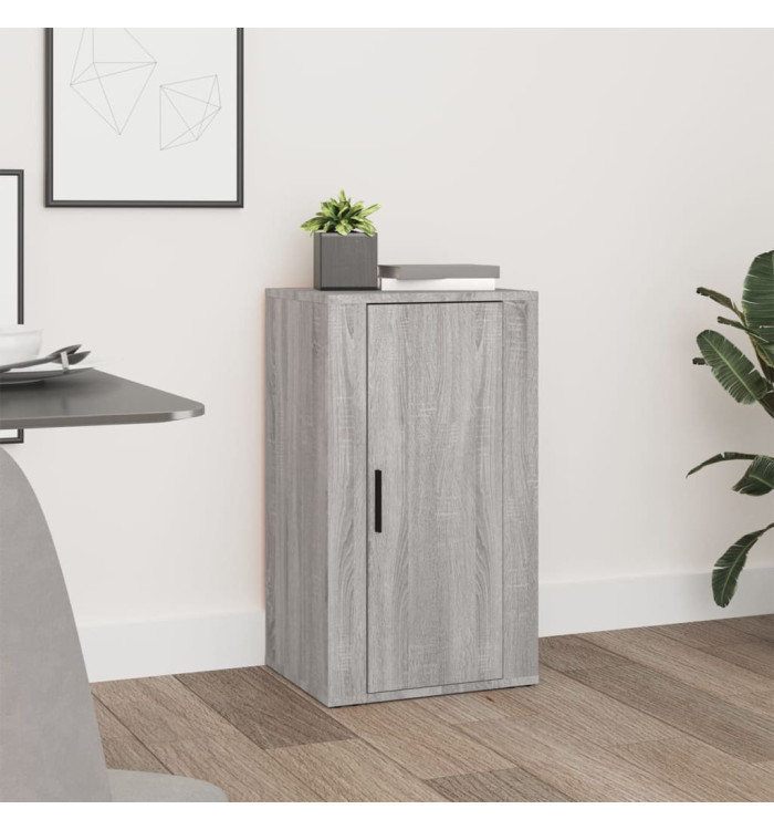 Buffet Sonoma gris 40x33x70 cm Bois d'ingénierie | Mobilier & Déco