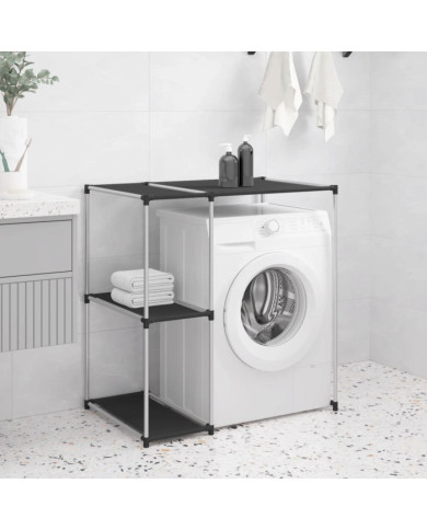 Support de rangement sur la machine à laver Noir 87x55x90,5 cm | Mobilier & Déco