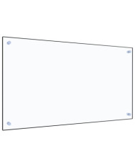 Dosseret de cuisine Transparent 90x50 cm Verre trempé | Mobilier & Déco
