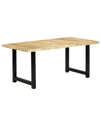 Table de salle à manger 180x90x76 cm Bois de manguier massif | Mobilier & Déco