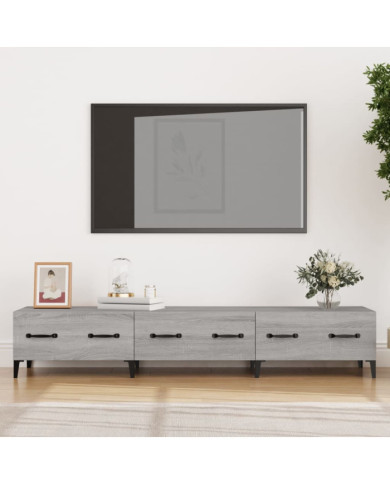 Meuble TV Sonoma gris 150x34,5x30 cm Bois d'ingénierie | Mobilier & Déco