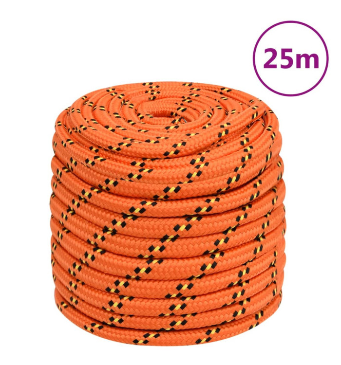 Corde de bateau Orange 18 mm 25 m Polypropylène | Mobilier & Déco