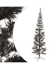 Sapin de Noël étroit Noir 210 cm | Mobilier & Déco