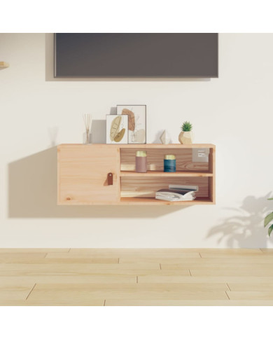 Armoire murale 80x30x30 cm Bois de pin massif | Mobilier & Déco