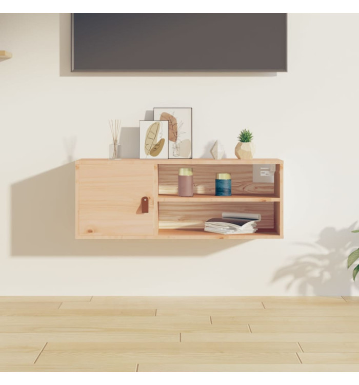 Armoire murale 80x30x30 cm Bois de pin massif | Mobilier & Déco