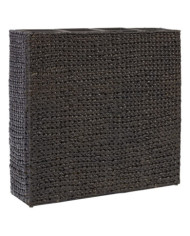 Lit surélevé avec 4 pots Jacinthe d'eau Noir | Mobilier & Déco