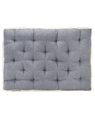 Coussin de canapé palette Bleu 120x80x10 cm | Mobilier & Déco