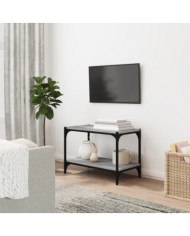 Meuble TV Sonoma gris 60x33x41 cm Bois d'ingénierie et acier | Mobilier & Déco