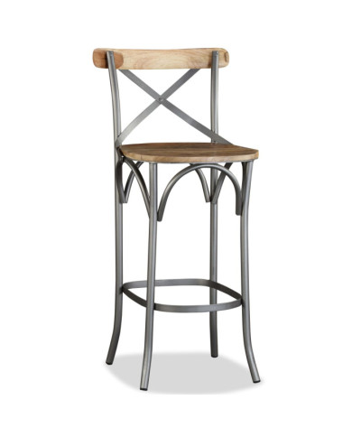 Tabouret de bar Bois de manguier massif | Mobilier & Déco