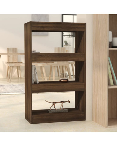 Bibliothèque/Séparateur de pièce Chêne marron Bois d'ingénierie | Mobilier & Déco