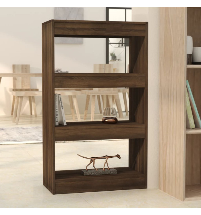 Bibliothèque/Séparateur de pièce Chêne marron Bois d'ingénierie | Mobilier & Déco