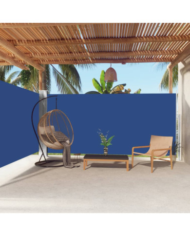 Auvent latéral rétractable Bleu 180x600 cm | Mobilier & Déco