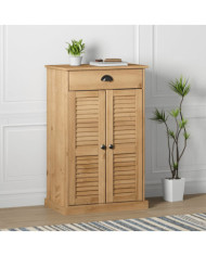 Armoire à chaussures VIGO 60x35x96 cm bois massif de pin | Mobilier & Déco