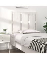 Tête de lit Blanc 80,5x4x100 cm Bois massif de pin | Mobilier & Déco