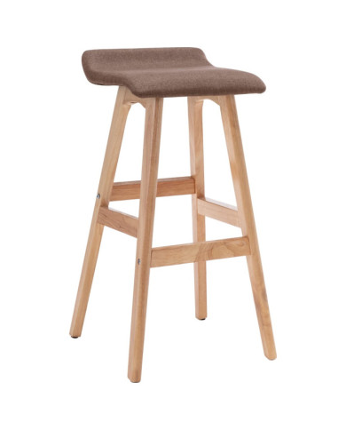 Chaise de bar Taupe Tissu | Mobilier & Déco