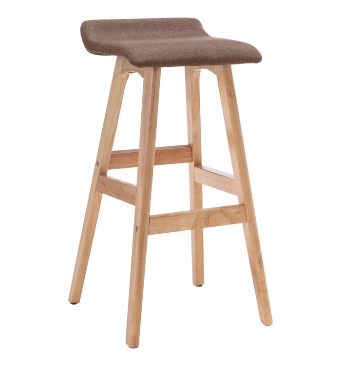 Chaise de bar Taupe Tissu | Mobilier & Déco