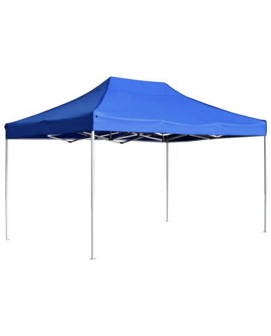 Tente de réception pliable Aluminium 4,5x3 m Bleu | Mobilier & Déco