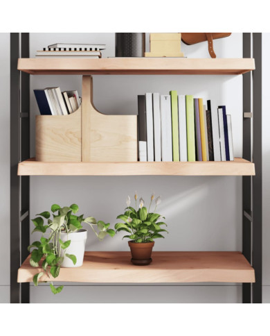 Étagère murale 80x40x(2-6) cm bois de chêne massif non traité | Mobilier & Déco