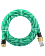 Tuyau d'aspiration avec raccords en laiton vert 1,1" 4 m PVC | Mobilier & Déco