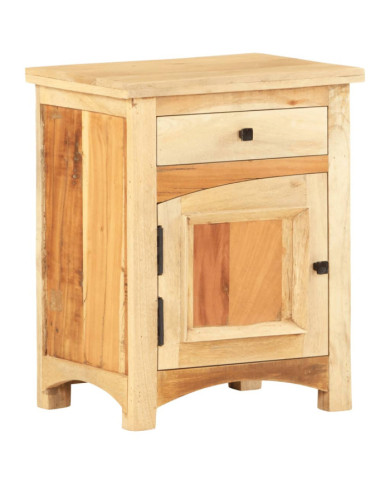 Table de chevet 40 x 30 x 50 cm Bois de récupération massif | Mobilier & Déco