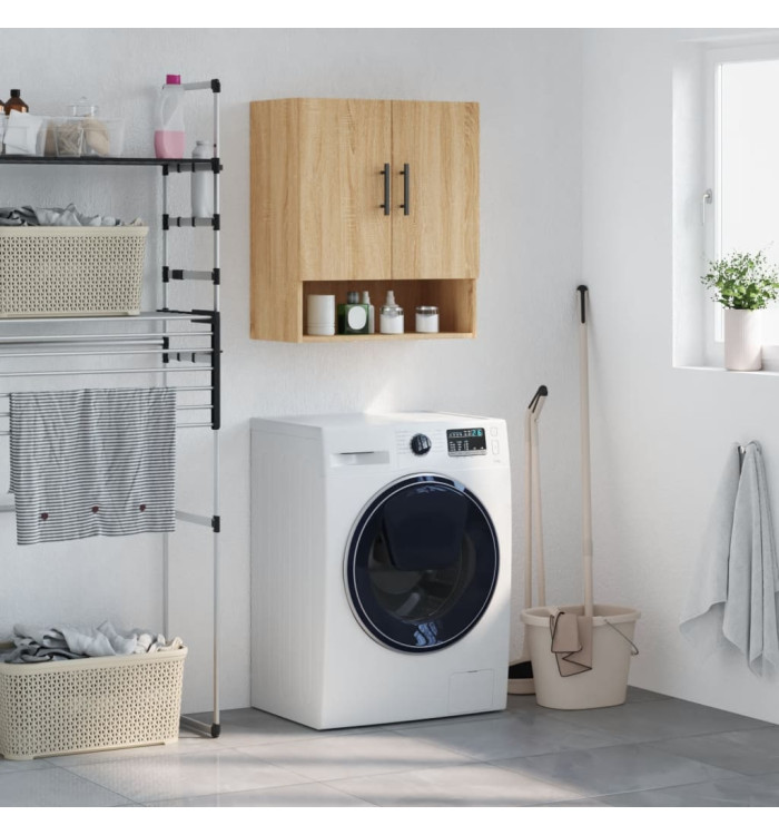 Armoire murale chêne sonoma 60x31x70 cm bois d'ingénierie | Mobilier & Déco