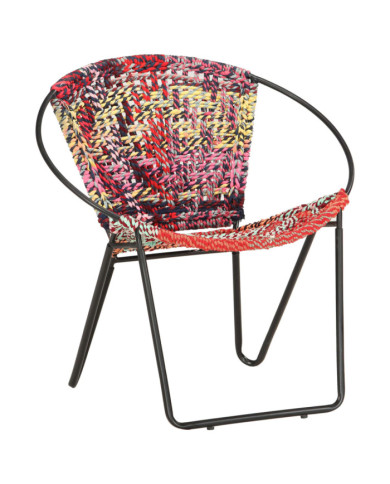 Chaise ronde Chindi Multicolore Tissu | Mobilier & Déco