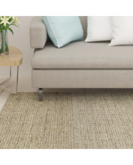 Tapis Sisal naturel 66x350 cm Vert | Mobilier & Déco