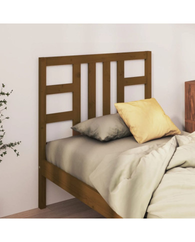 Tête de lit Marron miel 96x4x100 cm Bois massif de pin | Mobilier & Déco