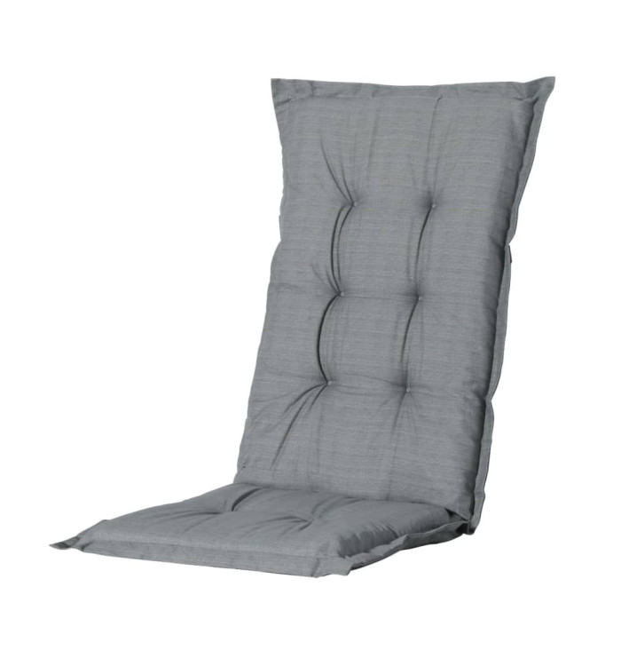 Madison Coussin de chaise à haut dossier Basic 123x50 cm gris | Mobilier & Déco