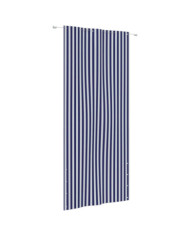 Écran de balcon Bleu et blanc 120x240 cm Tissu Oxford | Mobilier & Déco