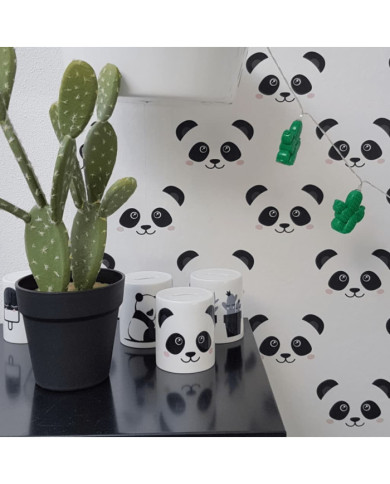 Noordwand Papier peint Fabulous World Panda Blanc | Mobilier & Déco
