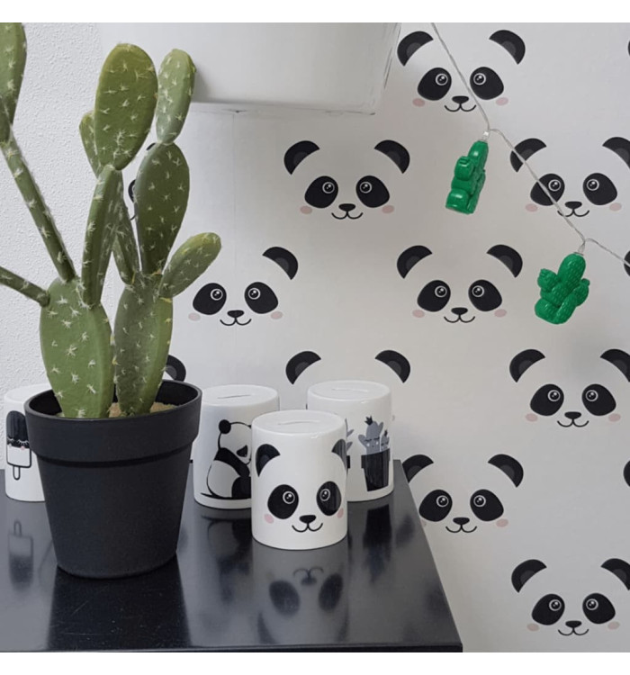 Noordwand Papier peint Fabulous World Panda Blanc | Mobilier & Déco
