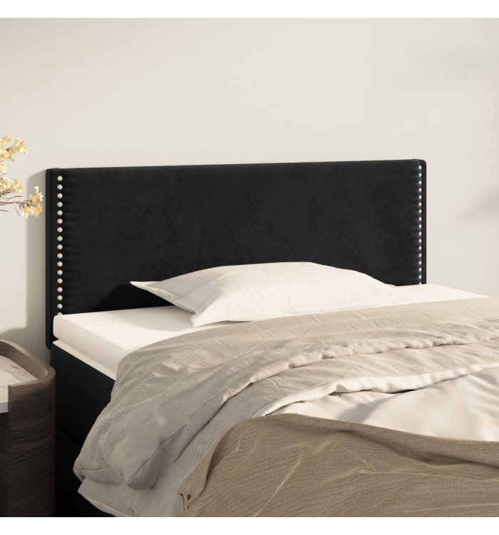 Tête de lit Noir 80x5x78/88 cm Velours | Mobilier & Déco