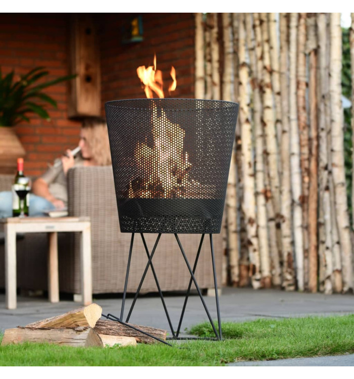 RedFire Panier à feu Amarillo Noir | Mobilier & Déco