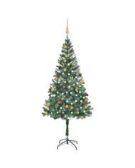 Arbre de Noël artificiel pré-éclairé/boules pommes de pin 180cm | Mobilier & Déco