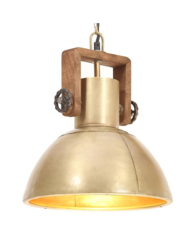 Lampe suspendue industrielle 25 W Laiton Rond 30 cm E27 | Mobilier & Déco