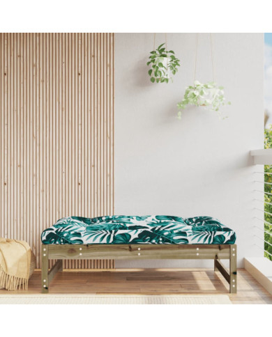 Repose-pied de jardin 120x80 cm bois de pin imprégné | Mobilier & Déco