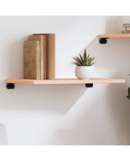 Étagère murale 60x30x2 cm bois de chêne massif non traité | Mobilier & Déco