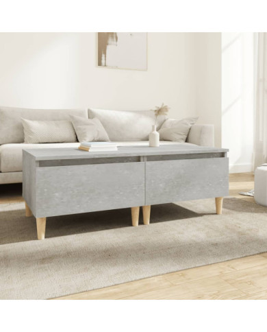 Tables d'appoint 2 pcs Gris béton 50x46x35 cm Bois d'ingénierie | Mobilier & Déco