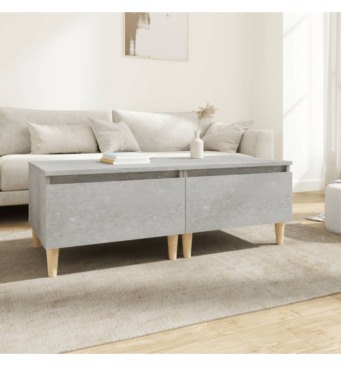 Tables d'appoint 2 pcs Gris béton 50x46x35 cm Bois d'ingénierie | Mobilier & Déco