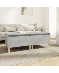 Tables d'appoint 2 pcs Gris béton 50x46x35 cm Bois d'ingénierie | Mobilier & Déco