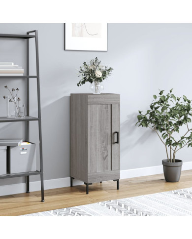 Buffet Sonoma gris 34,5x34x90 cm Bois d'ingénierie | Mobilier & Déco