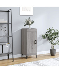 Buffet Sonoma gris 34,5x34x90 cm Bois d'ingénierie | Mobilier & Déco