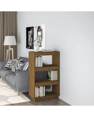 Bibliothèque/Séparateur de pièce Marron miel 60x35x103 cm Pin | Mobilier & Déco