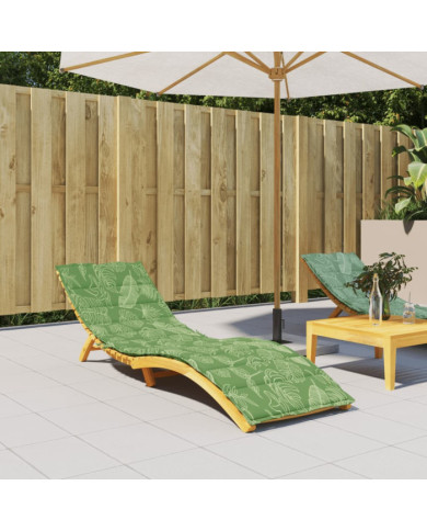 Coussin de chaise longue motif de feuilles tissu oxford | Mobilier & Déco