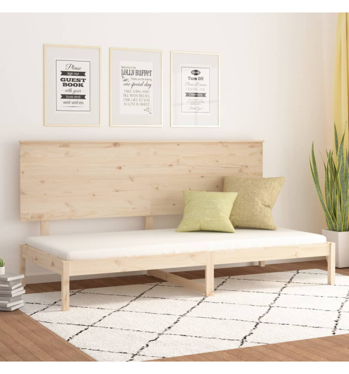 Lit de jour sans matelas 90x200 cm bois de pin massif | Mobilier & Déco
