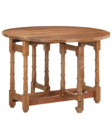 Table à manger Rond 110x76 cm Bois de manguier massif | Mobilier & Déco
