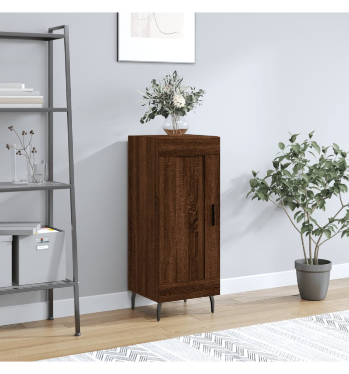 Buffet Chêne marron 34,5x34x90 cm Bois d'ingénierie | Mobilier & Déco